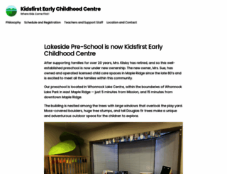 lakesidepre-school.com screenshot