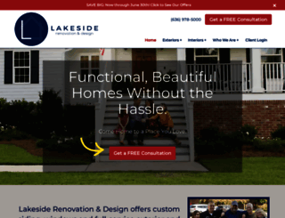 lakesiderenovationanddesign.com screenshot