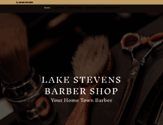 lakestevensbarbershop.com screenshot