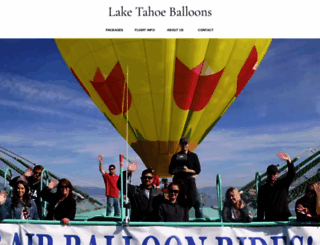 laketahoeballoons.com screenshot