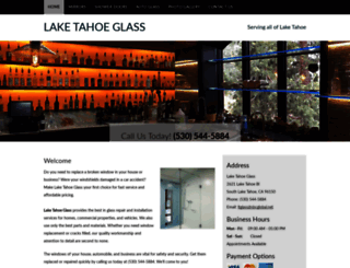 laketahoeglassca.com screenshot