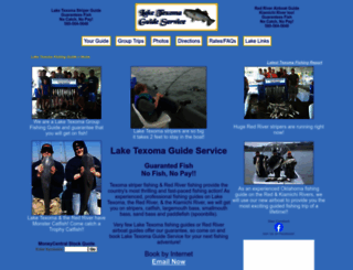 laketexomaguideservice.com screenshot