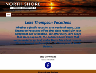 lakethompsonvacations.com screenshot