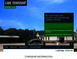 laketownshipmissaukee.com screenshot