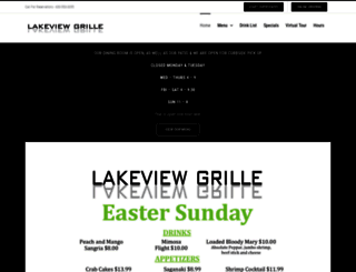 lakeviewgrille.com screenshot