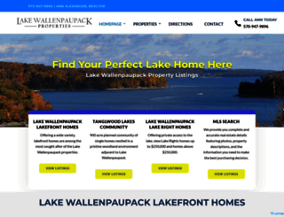 lakewallenpaupackproperties.com screenshot