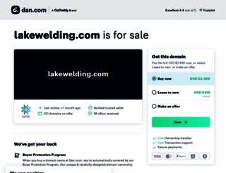 lakewelding.com screenshot