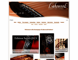 lakewood-guitars.co.uk screenshot