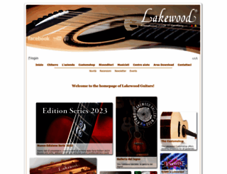 lakewood-guitars.it screenshot