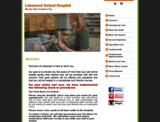 lakewoodanimalhospital.com screenshot