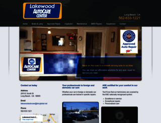 lakewoodautocare.net screenshot