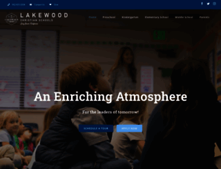 lakewoodchristianschools.org screenshot