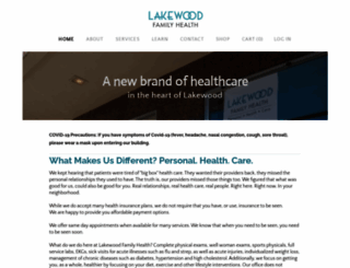 lakewoodfamilyhealth.com screenshot