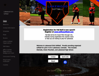 lakewoodgirlssoftball.com screenshot