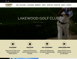 lakewoodgolf.com screenshot