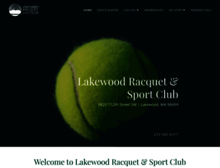 lakewoodracquetclub.com screenshot
