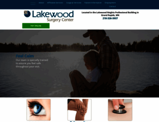 lakewoodsurgerycenter.org screenshot