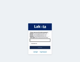 lakota.onelogin.com screenshot
