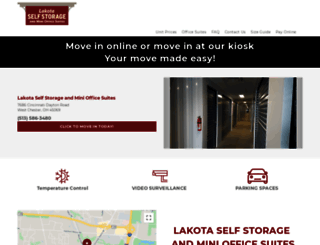 lakotaselfstorage.com screenshot