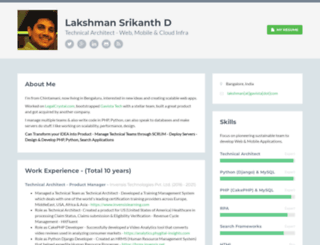 lakshmansrikanth.com screenshot