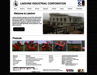 lakshmirailwaymachines.com screenshot