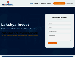 lakshyainvest.in screenshot