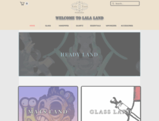 lalalandsmokeshop.com screenshot