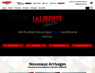 laliberteautos.com screenshot