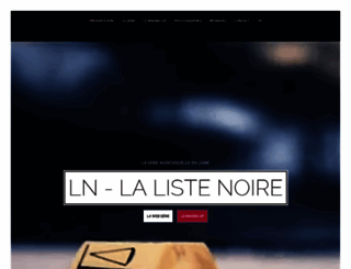lalistenoire.com screenshot