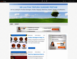 lalithatripurasundaripeetam.over-blog.com screenshot