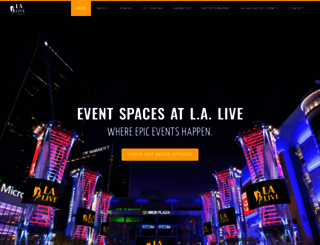 laliveeventspaces.com screenshot