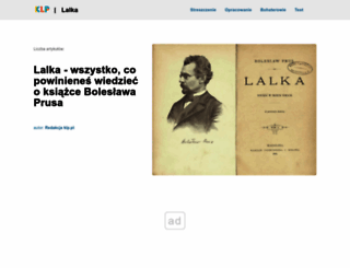 lalka.klp.pl screenshot