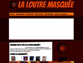laloutremasquee.com screenshot