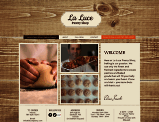 lalucepastry.com screenshot