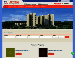 lalwaniproperties.com screenshot