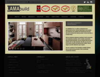 lamabuild.co.uk screenshot