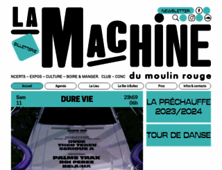 lamachinedumoulinrouge.com screenshot