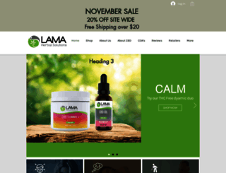 lamaherbalsolutions.com screenshot