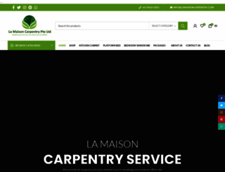 lamaisoncarpentry.com screenshot