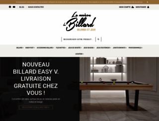 lamaisondubillard.com screenshot