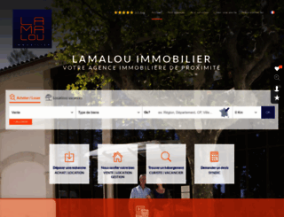 lamalou-immobilier.fr screenshot