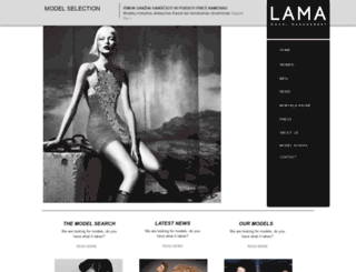 lamamodels.com screenshot