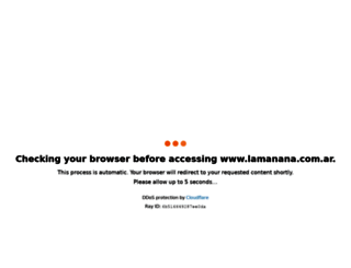 lamanana.com.ar screenshot