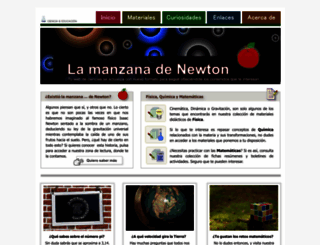 lamanzanadenewton.com screenshot