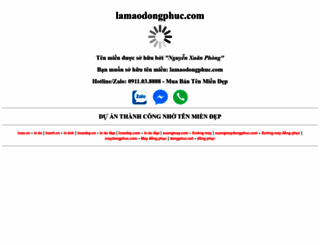 lamaodongphuc.com screenshot
