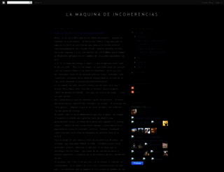 lamaquinadeincoherencias.blogspot.com screenshot
