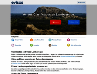 lambayeque.evisos.com.pe screenshot