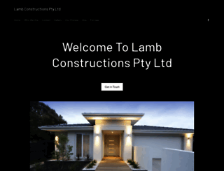 lambconstructions.com.au screenshot