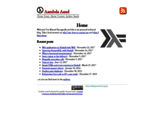 lambda-land.com screenshot
