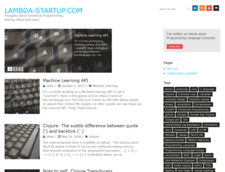 lambda-startup.com screenshot